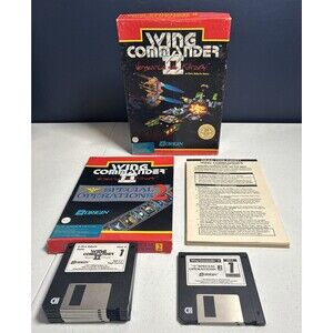 Wing Commander 2 - Vengence Of The Kilrath - IBM - 1991  Used *Read Description*